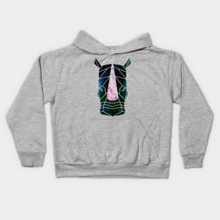 Geometric Rhino Kids Hoodie